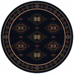 Paseo Midnight Rug - 8 Ft. Round