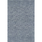 Prairie Palette Geometric Denim Rug - 4 x 6