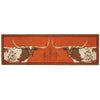 Longhorn Hooked Wool Rug - 3 x 8 - OUT OF STOCK UNTIL 06/26/2026