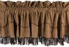 Embroidered Barbwire Valance with Fringe - OUT OF STOCK UNTIL 09/16/2026