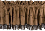Embroidered Barbwire Valance with Fringe - OUT OF STOCK UNTIL 09/16/2026