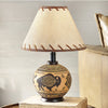 Tribal Buffalo Table Lamp