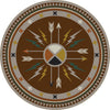 Muroc Arrows Rug - 8 Ft. Round