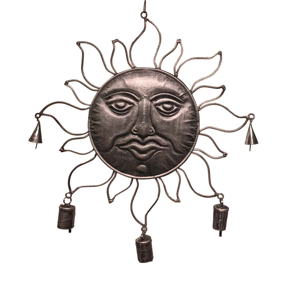 Silver Sunburst Bell Chime