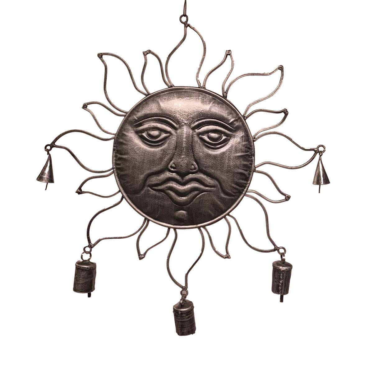 Silver Sunburst Bell Chime