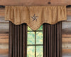 Starlight Trails Adobe Star Valance