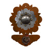 Round Old Silver Berry Robe Hook