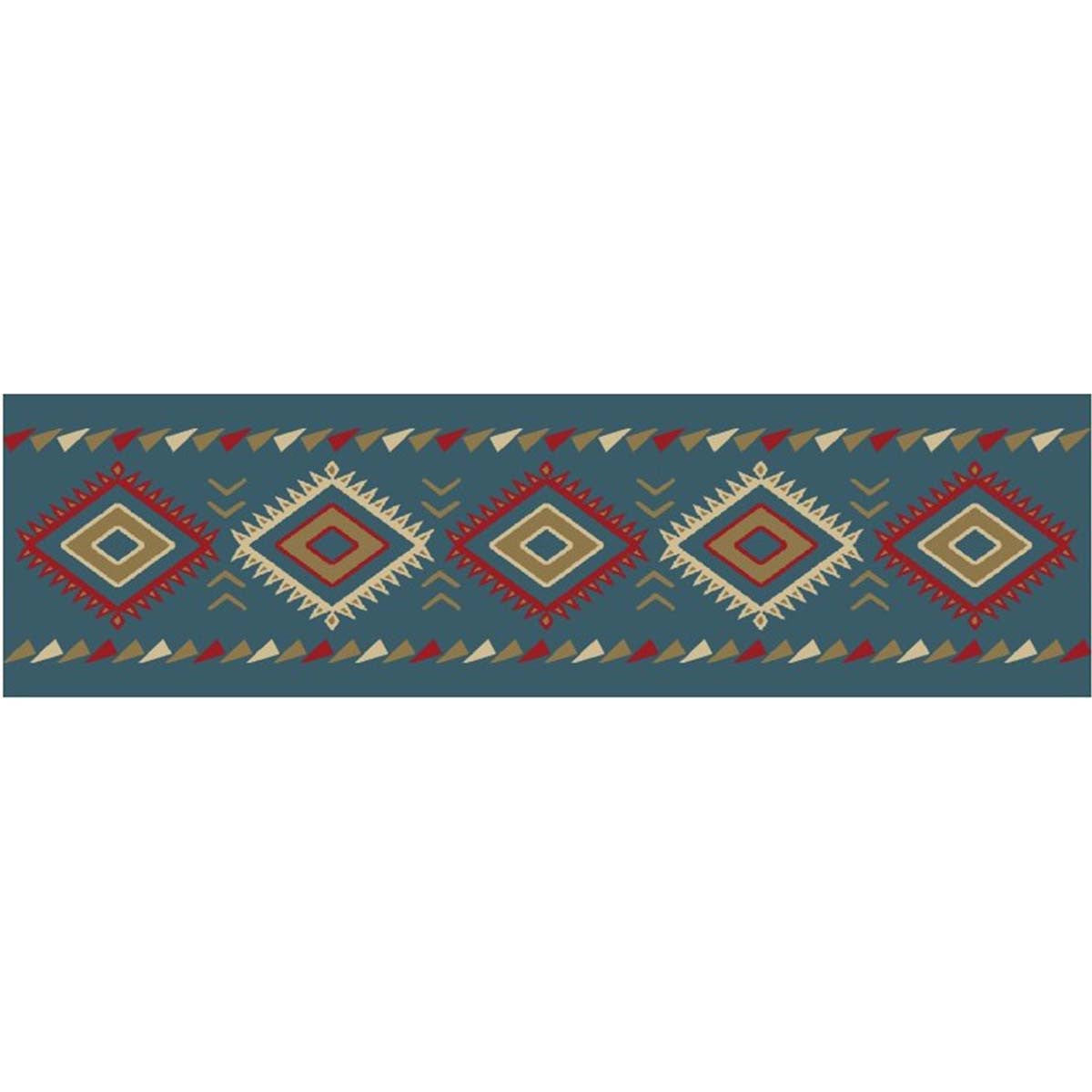 Blue Desert Diamond Stair Tread - Set of 2