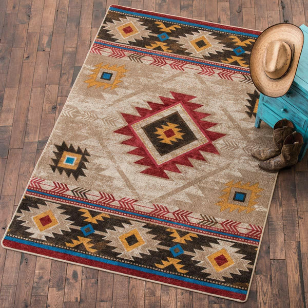 Whiskey River Natural Rug - 3 x 4