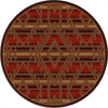Santa Fe Spirit Rug - 8 Foot Round