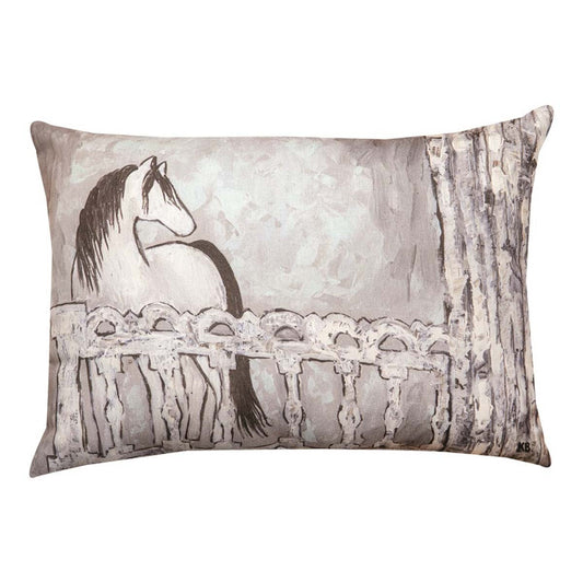Equine Sketch Decorative Pillow