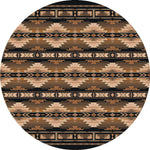 Rio Rancho Brown Rug - 8 Ft. Round