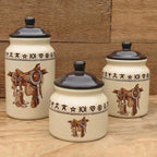 Saddle & Brands Canister Set (3pcs)