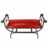 Coronado Double Vanity Bench - Steer Brands Red