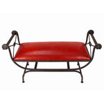 Coronado Double Vanity Bench - Steer Brands Red