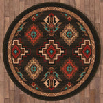 Teton Peaks Rug - 8 Ft. Round