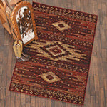 Three Spirits Red Rug - 5 x 7