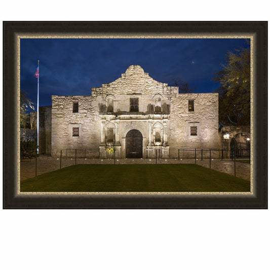Night at the Alamo Framed Art