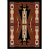 Horse Blanket Brown Rug - 3 x 4