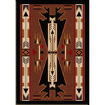 Horse Blanket Brown Rug - 3 x 4