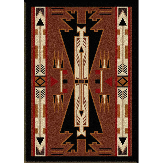 Horse Blanket Brown Rug - 3 x 4