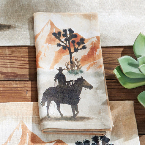 Cowboy Trails Napkin - Set of 4