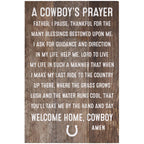 Cowboy's Blessing Wall Art