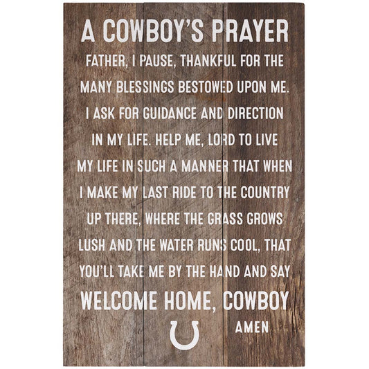 Cowboy's Blessing Wall Art