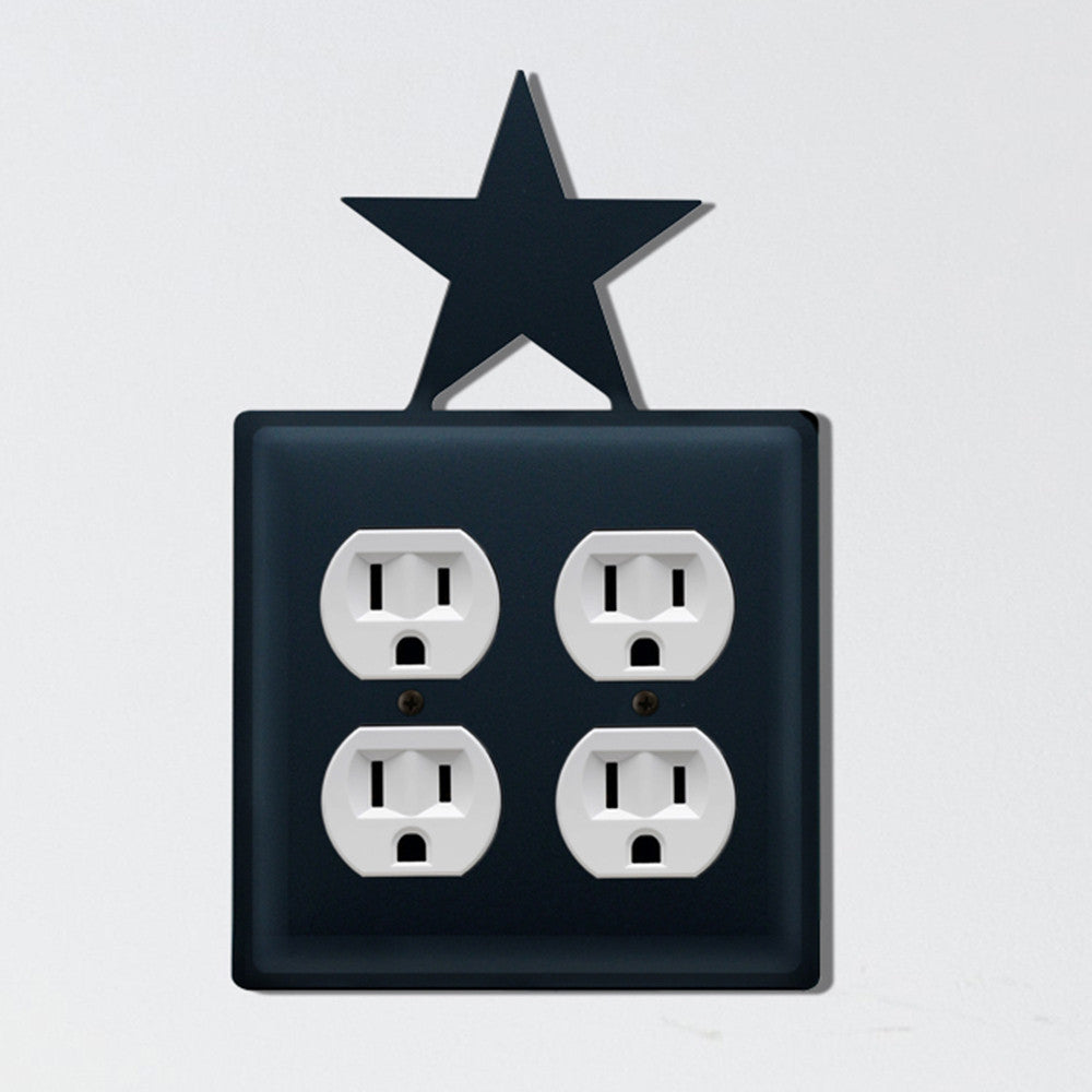 Star Double Outlet Cover