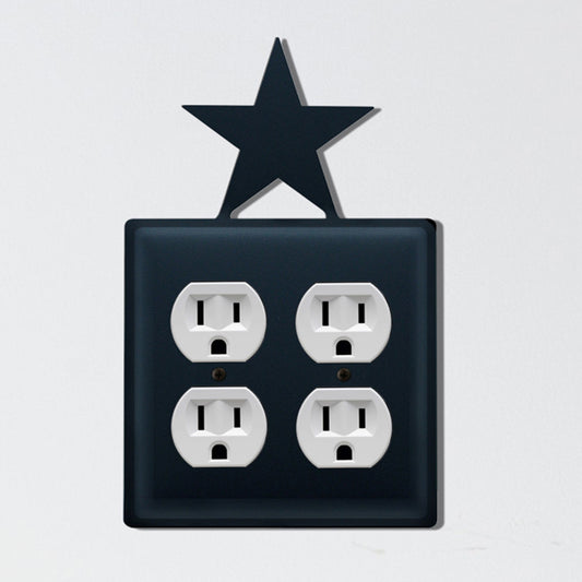 Star Double Outlet Cover