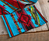 Turquoise Flame Chenille Placemat