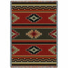 Southwest Sampler Red and Green Blanket