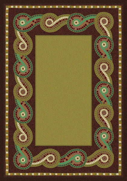 Rolling Water Rug - 5 x 8
