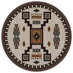 Canyon Shadow Saddle Rug - 8 Ft. Round