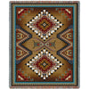 Southwest Sampler Cornflower and Red Extra Large Blanket