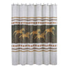 Rustic Horse Shower Curtain