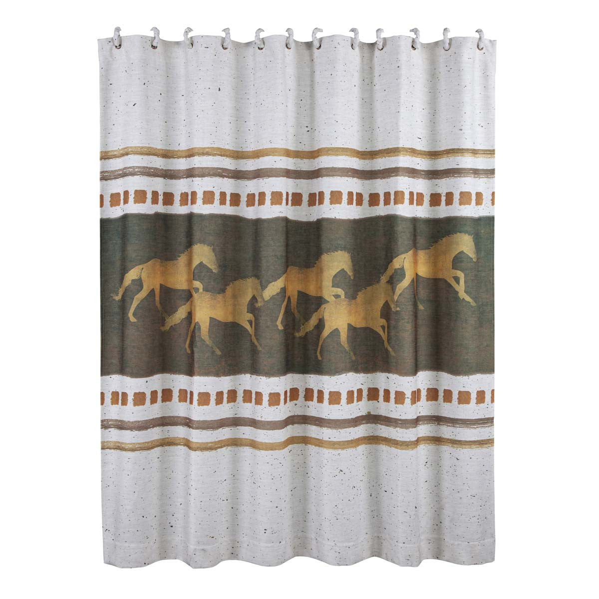 Rustic Horse Shower Curtain