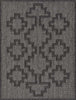 Kachina Gray Indoor/Outdoor Rug - 9 x 12