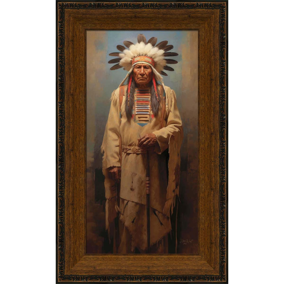 Elder's Gaze Wall Art