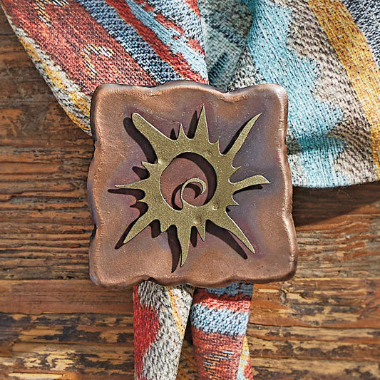 Sun Fire Napkin Rings - Set of 4