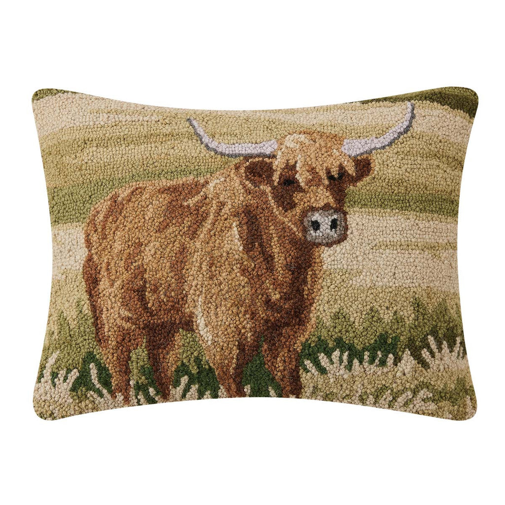Highland Meadows Hooked Pillow - OUT OF STOCK UNTIL 06/09/2026