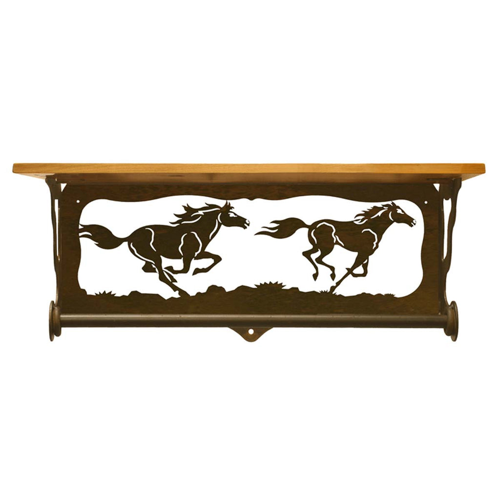 Majestic Stallions Bath Shelf
