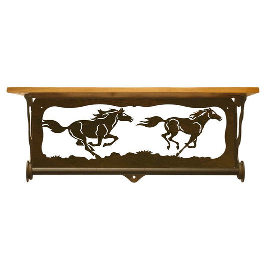 Majestic Stallions Bath Shelf