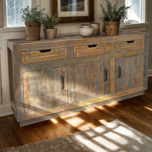 Wyoming Three-Drawer Buffet