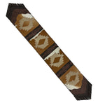 Southwestern Adventure Table Runner - Brown & Cowhide