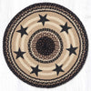 Black Lined Beacon Round Rug