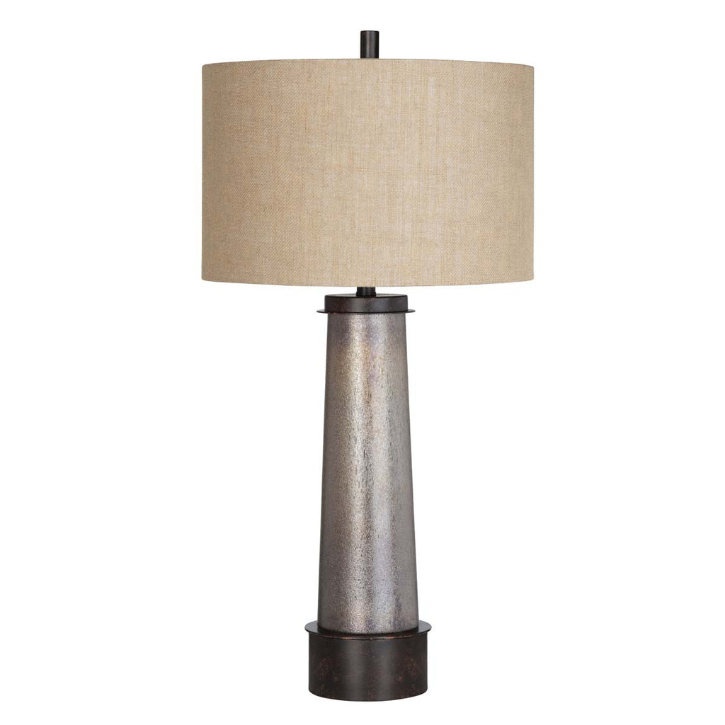 Western Tower Table Lamps with Nightlight - Set of 2