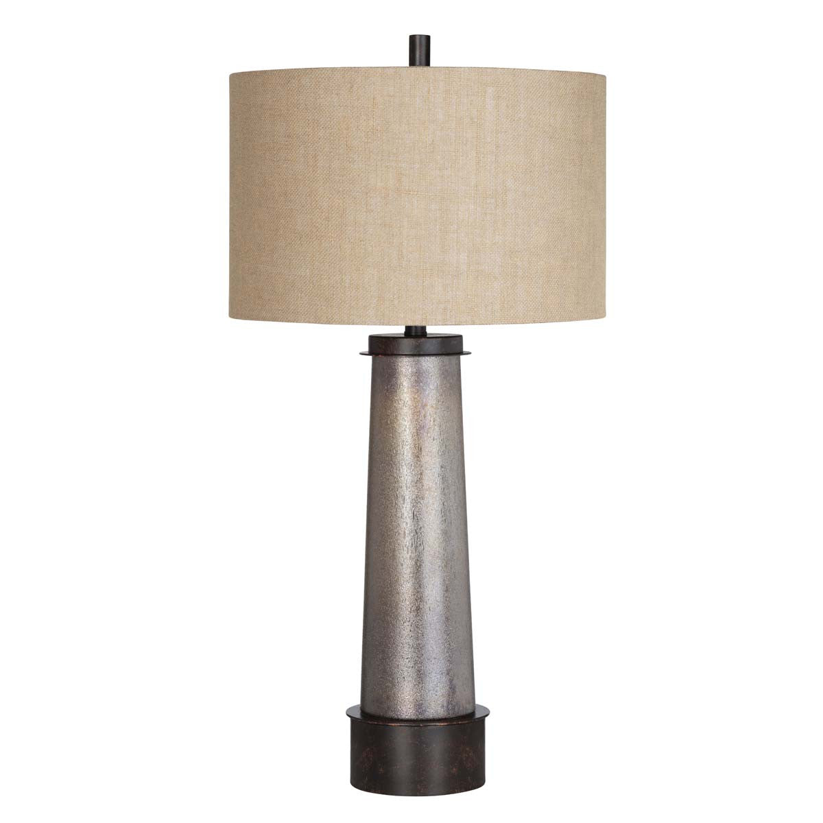 Western Tower Table Lamps with Nightlight - Set of 2