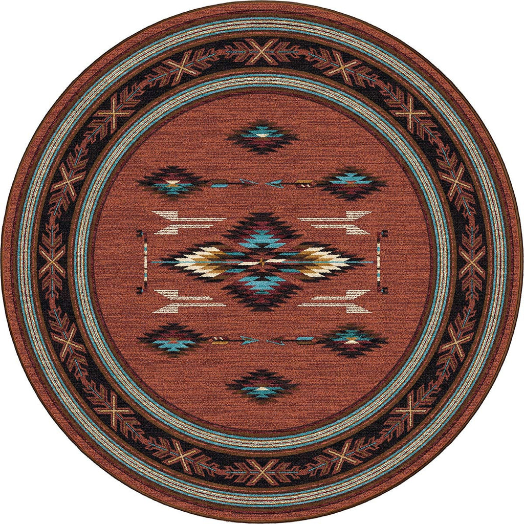 Canyon Winds Rug - 8 Ft. Round