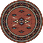 Canyon Winds Rug - 8 Ft. Round
